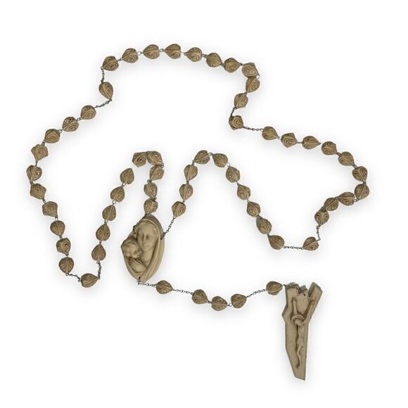 Extra Large Resin Wall Decor Hanging Rosary Catholic Religious Crucifix - Picture 1 of 8